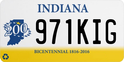 IN license plate 971KIG