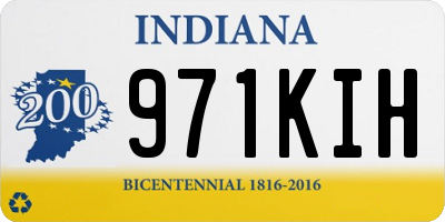 IN license plate 971KIH