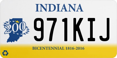 IN license plate 971KIJ