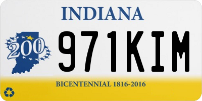 IN license plate 971KIM
