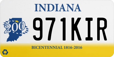 IN license plate 971KIR