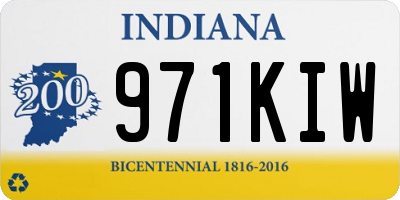 IN license plate 971KIW