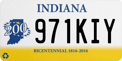 IN license plate 971KIY
