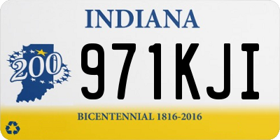 IN license plate 971KJI