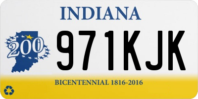 IN license plate 971KJK