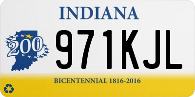 IN license plate 971KJL