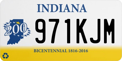 IN license plate 971KJM