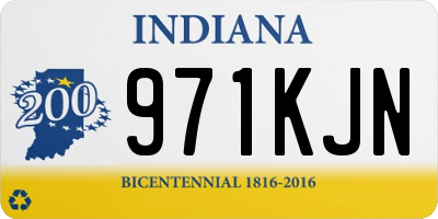 IN license plate 971KJN