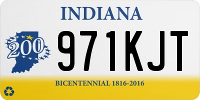 IN license plate 971KJT