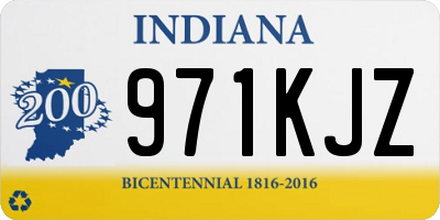 IN license plate 971KJZ