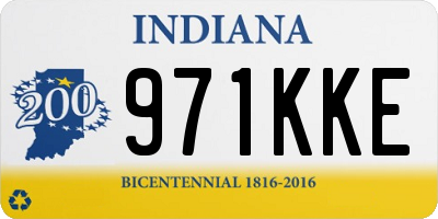IN license plate 971KKE