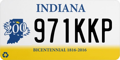 IN license plate 971KKP