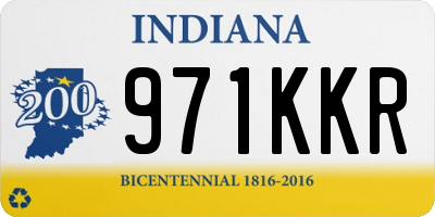 IN license plate 971KKR