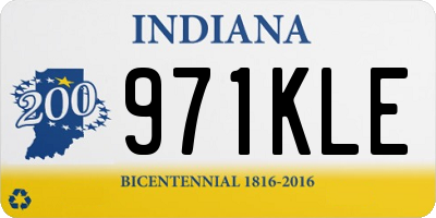 IN license plate 971KLE