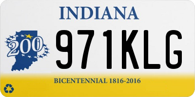 IN license plate 971KLG