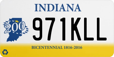 IN license plate 971KLL