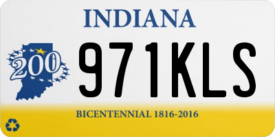 IN license plate 971KLS
