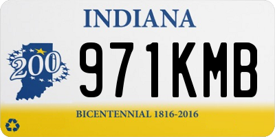 IN license plate 971KMB