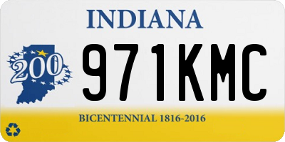 IN license plate 971KMC