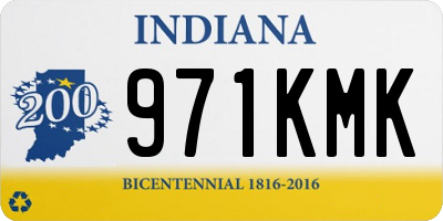 IN license plate 971KMK