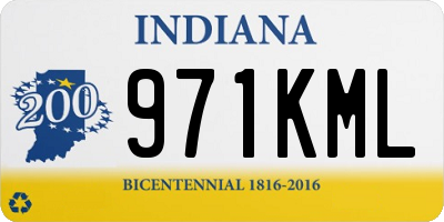 IN license plate 971KML