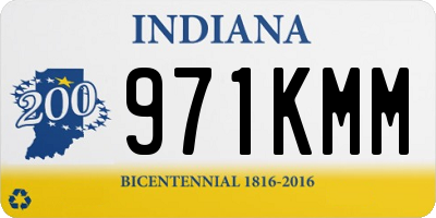 IN license plate 971KMM