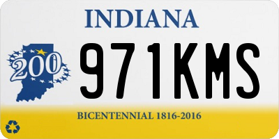 IN license plate 971KMS