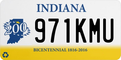 IN license plate 971KMU