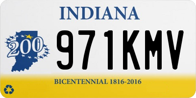 IN license plate 971KMV