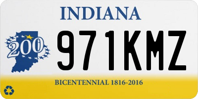 IN license plate 971KMZ