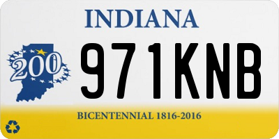 IN license plate 971KNB