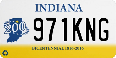 IN license plate 971KNG