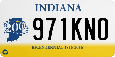 IN license plate 971KNO