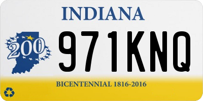 IN license plate 971KNQ