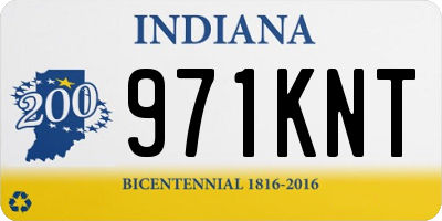 IN license plate 971KNT