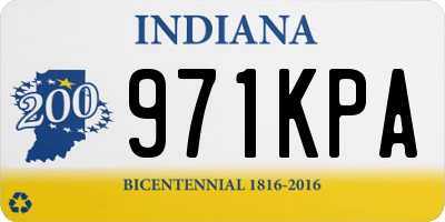 IN license plate 971KPA