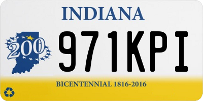 IN license plate 971KPI