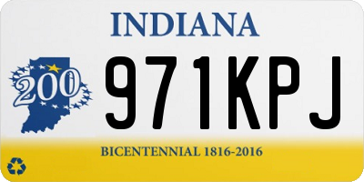 IN license plate 971KPJ