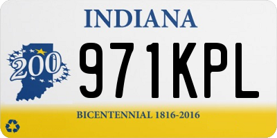 IN license plate 971KPL