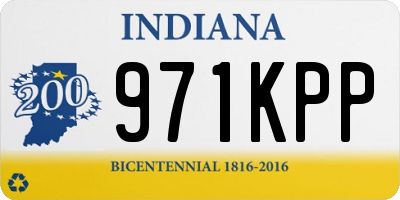 IN license plate 971KPP