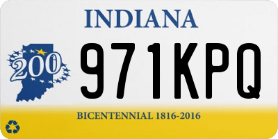 IN license plate 971KPQ
