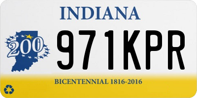 IN license plate 971KPR