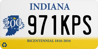 IN license plate 971KPS