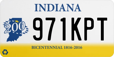 IN license plate 971KPT