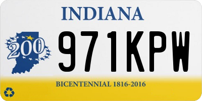 IN license plate 971KPW