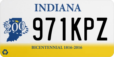 IN license plate 971KPZ