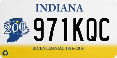IN license plate 971KQC