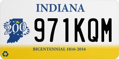 IN license plate 971KQM