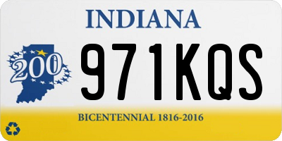 IN license plate 971KQS