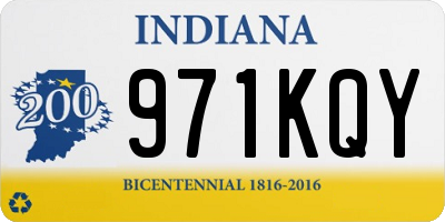 IN license plate 971KQY